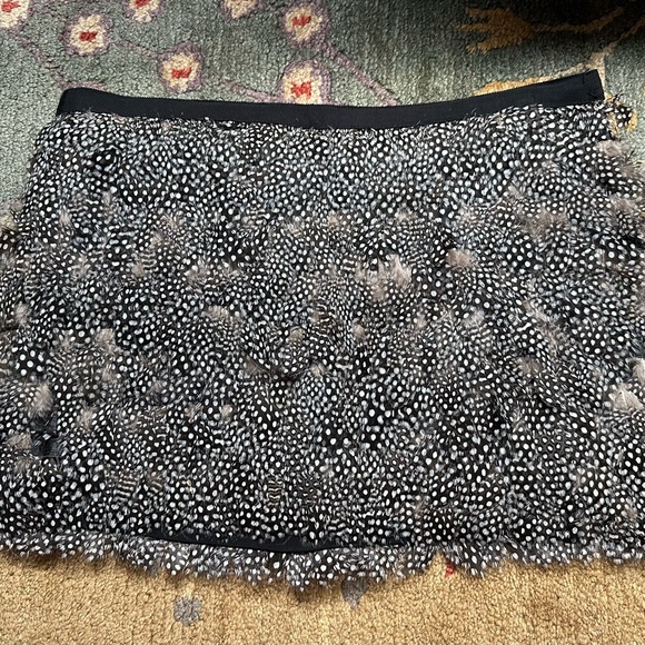 Elizabeth and James Feather Silk Skirt - Picture 6 of 6